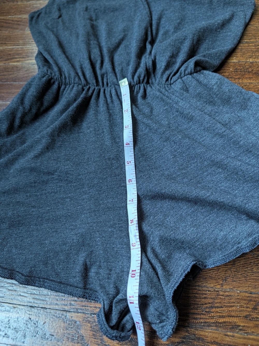 Pink Victoria’s Secret Crossover Romper Cover Up Casual Charcoal Gray Small - Picture 16 of 17